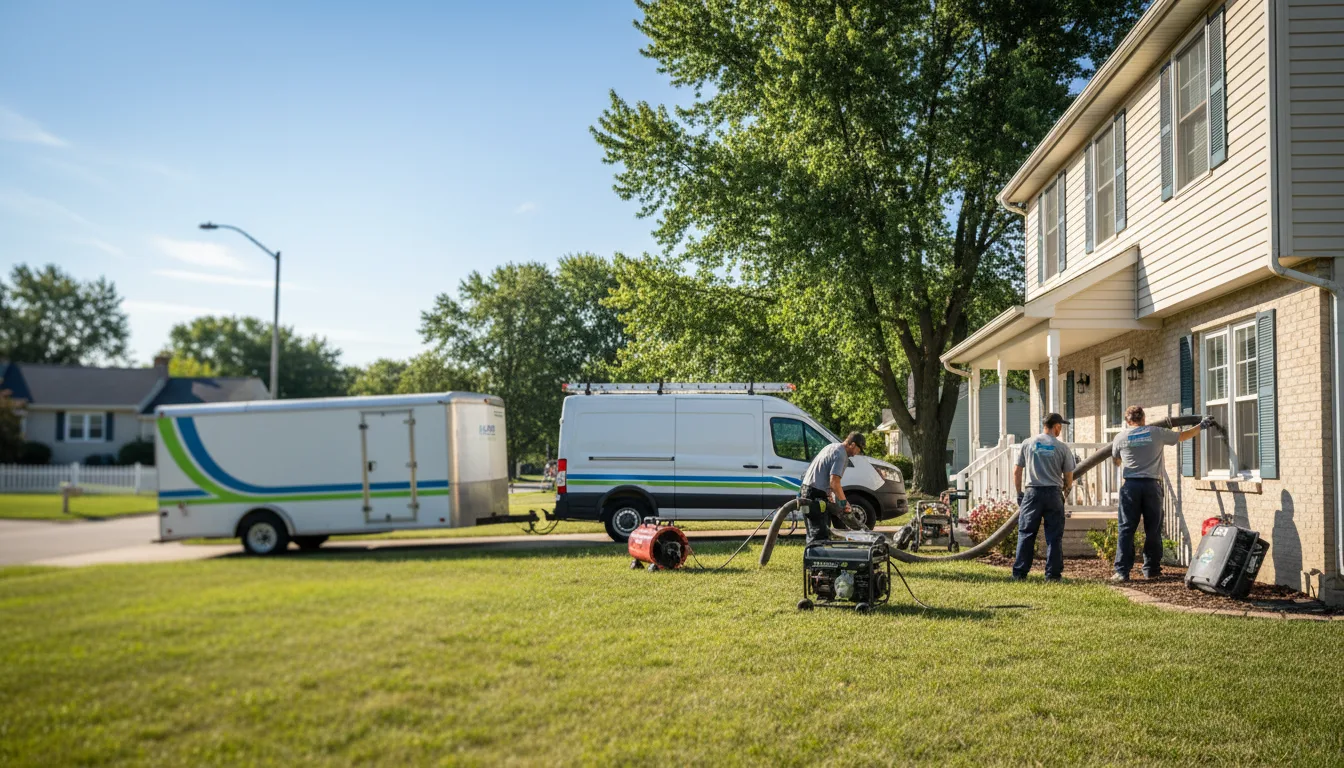 Flooded Basement Restoration And Cleanup With Repair in Pretty Prairie, KS near me